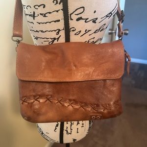 Bed Stu Cleo Brown Rustic Leather Handbag